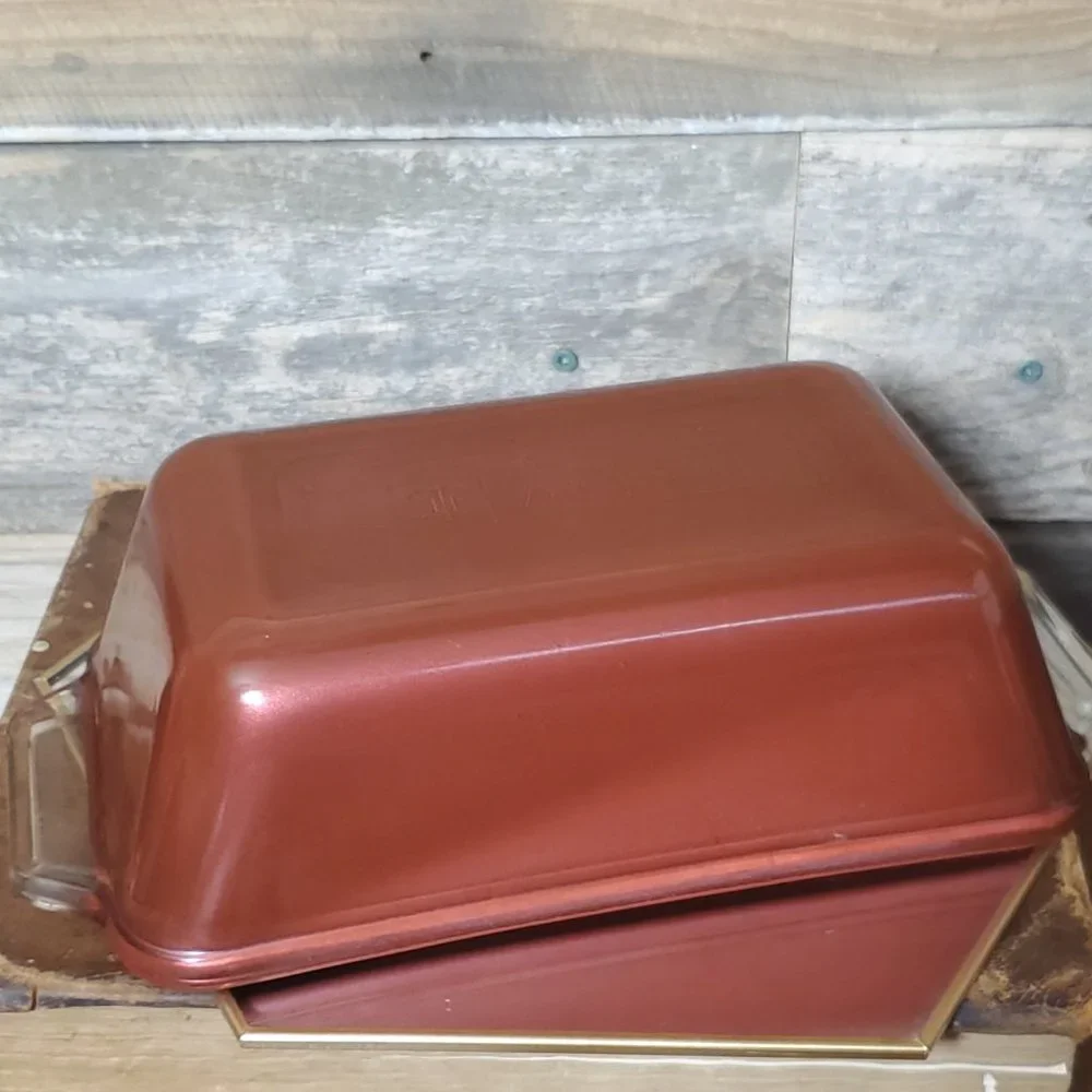 Anchor Hocking Non-Stick Brick Red Loaf Pan